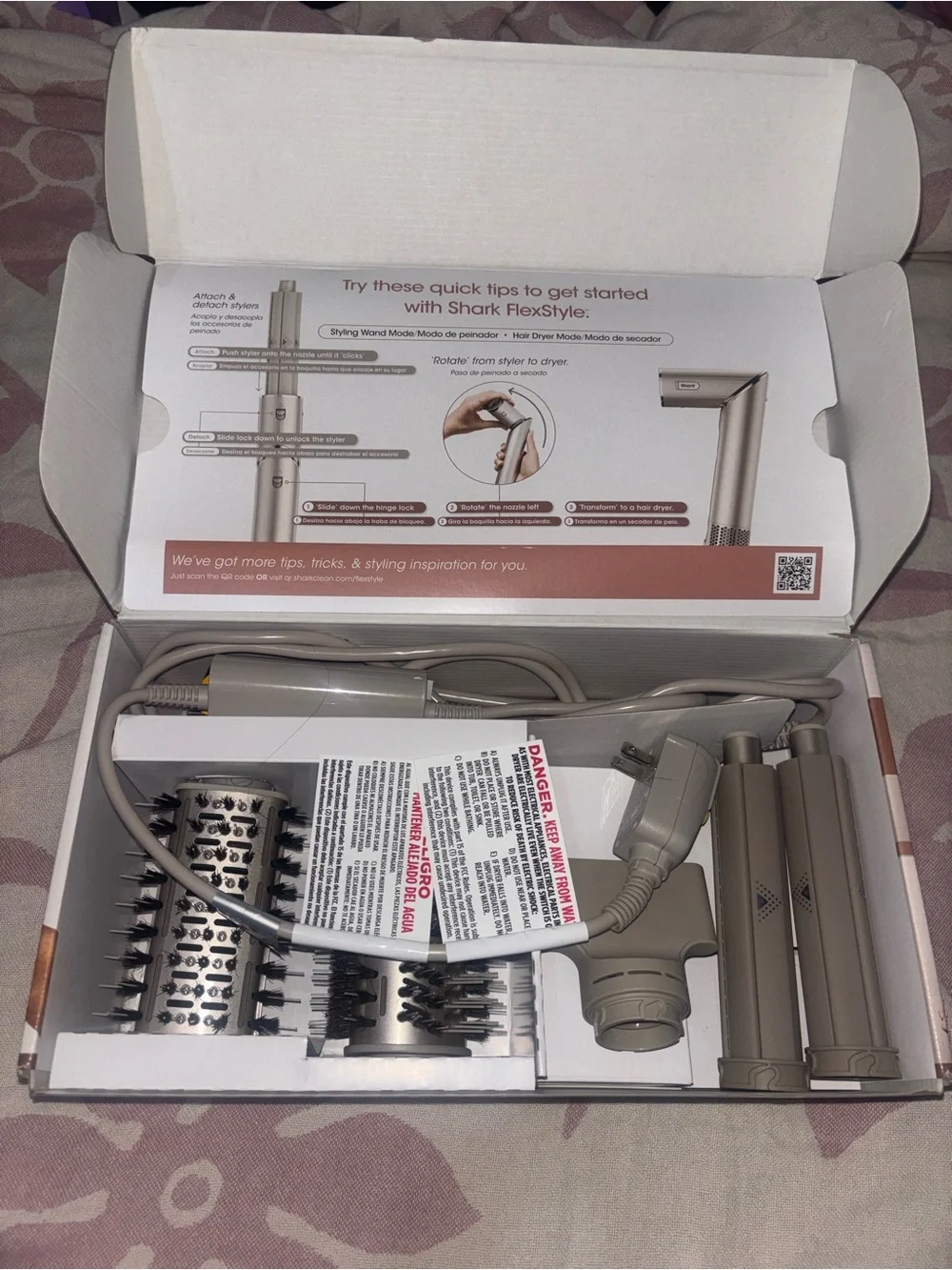 Shark FlexStyle Air Styling & Drying System - Rose Gold